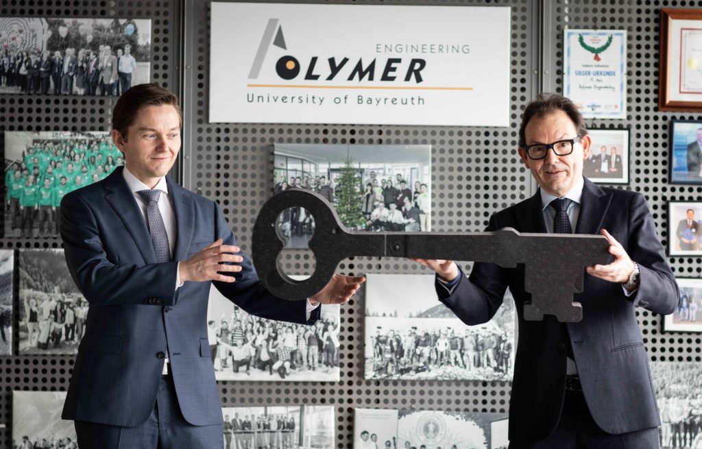 Handing over of keys to Polymer Engineering